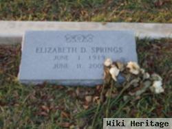 Elizabeth D. Springs