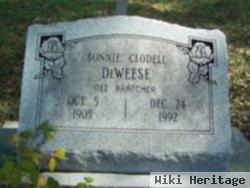 Bonnie Clodell Bratcher Deweese