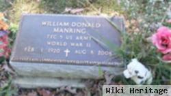 William Donald "bill" Manring