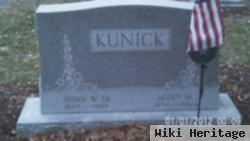 John William Kunick, Sr