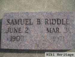 Samuel B Riddle