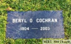 Beryl O Cochran