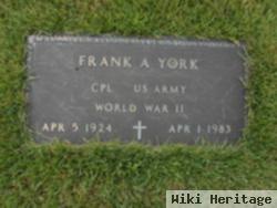 Frank A. York