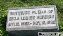 Gertrude M Herring