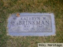 Kathyrn W Brinkman