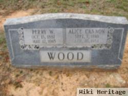 Alice Cannon Wood