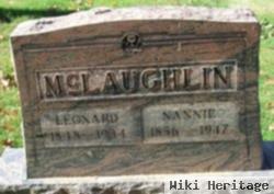 Nancy Jane "nannie" Vanfossan Mclaughlin