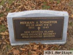 Pfc Herman A Schaeffer