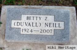 Betty Zane Duvall Neill