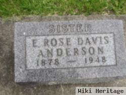 E Rose Davis Anderson