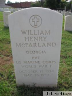 Pvt William Henry Mcfarland