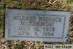 Mildred Hedrick Mckinnon
