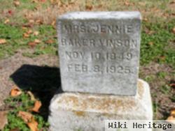 Jennie Edwards Baker Vinson