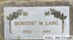 Dorothy M. Lang