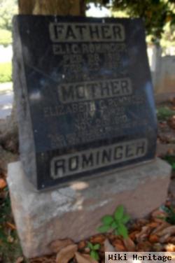 Elias Cornelius "eli" Rominger