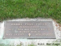 Sgt Harry Paul Freed