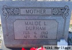 Maude L Durham