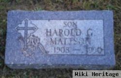 Harold Gustaf Mattson