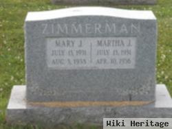 Mary Jean Zimmerman