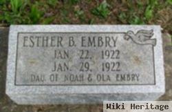 Esther B. Embry
