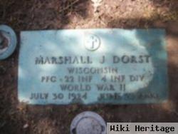 Pfc Marshall J Dorst