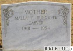 Malla Florence Burnett Carver