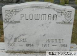 Harriet Mary Plowman