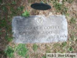 Thomas E Coffey