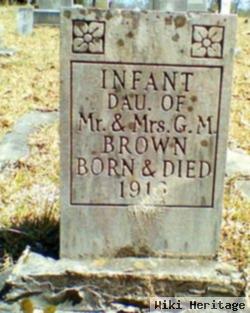 Infant Dau. Brown