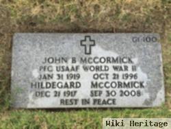 John B Mccormick