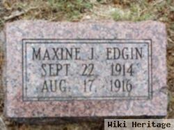 Maxine J Edgin