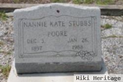 Nannie Kate Stubbs Poore