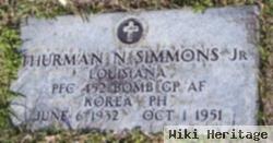 Pfc Thurman N Simmons, Jr