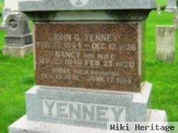 John G Yenney