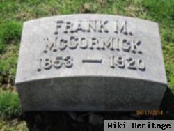 Frank M Mccormick