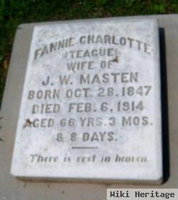 Fannie Charlotte Teague Masten