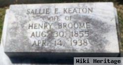 Sarah Elizabeth "sallie" Keaton Broome