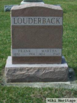 Martha F Evans Louderback