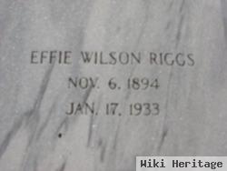 Effie Wilson Riggs