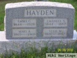 Mary A Hayden