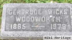 Gertrude W Wicks Woodworth