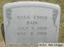 Rosa Ennis Bain