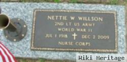 Nettie W Wright Willson