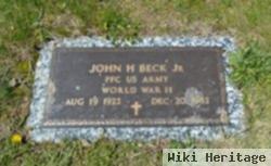 Pfc John H Beck, Jr