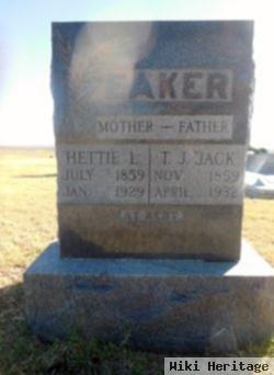 Hester Louisa "hettie" Jones Eaker