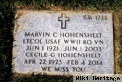 Marvin C Hohenshelt