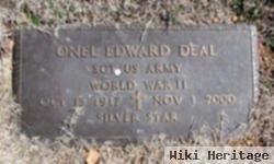 Onel Edward "oley" Deal