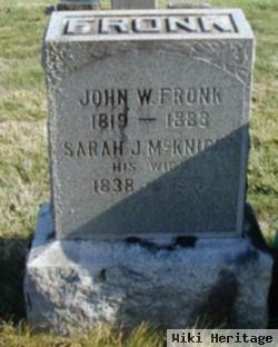 John W Fronk