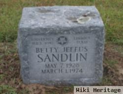 Betty Jeffus Sandlin