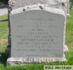 Mortimer F Cronin, Jr